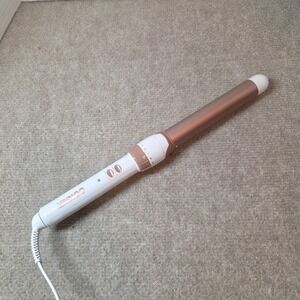 Conair Double Ceramic Clampless Curling Wand CD705GN; 1 in.; beachy waves Tested